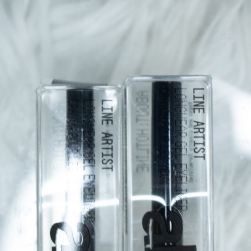 About Face Line Artist Black Gel Longwear Eyeliner Into The Void 2 PACK FULL SZ - Picture 4 of 6