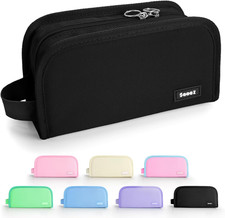Wide Opening Pencil Case, Large Capacity Pencil Pouch Organizer Aesthetic Pencil