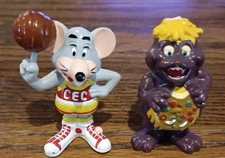 Vintage Pizza Time Theatre Mr Munch PVC Toy Figure Showbiz And Chuck E Cheese