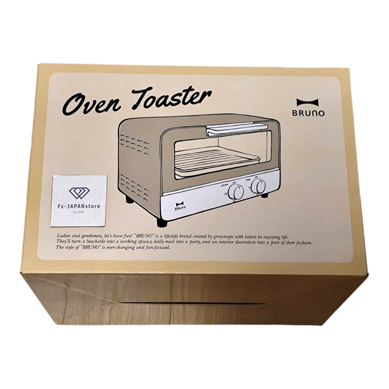 BRUNO oven toaster 2 pieces baked BOE052 (warm gray) NEW
Opens in a new window or tab