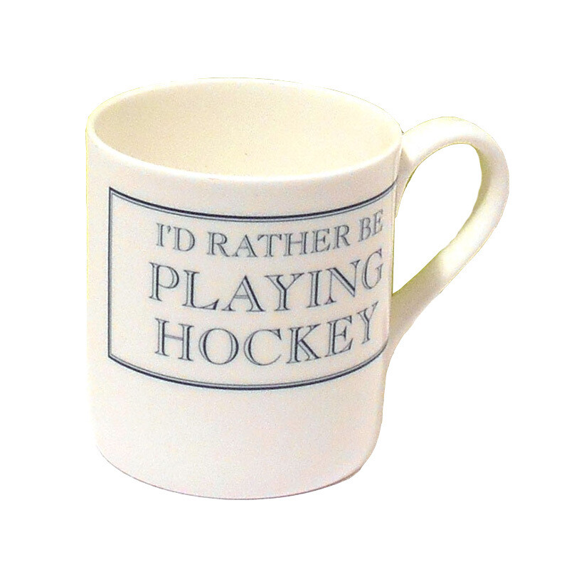 I'd rather be PLAYING HOCKEY Mug
