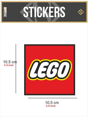 Magnetische Lego Aufkleber Sticker Lego Logo