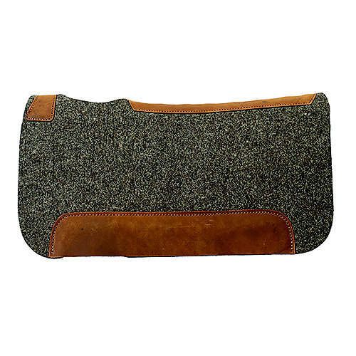 Weaver All Natural 100 Wool Felt Pony Saddle Pad 25 X 26 Dark Gray for