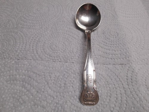 HTF Kirk & Company King pattern 5 1/8" Sterling Round Bowl Bouillon Soup Spoon