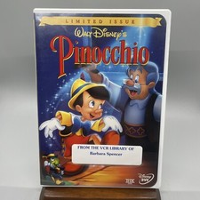 Pinocchio DVD Walt Disney *Limited Issue* Tested Minty Disc W/inserts