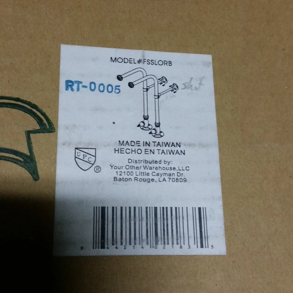 Líneas de suministro independientes rígidas clásicas isabelinas de latón en bronce frotado con aceite Foto 2 de 3