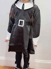 Cosplay Addams Family Wednesday Party Halloween Dress Book Week Costume for girl