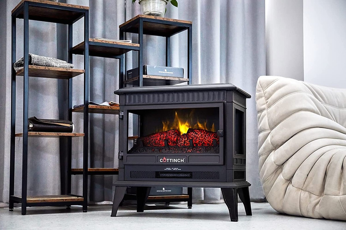 Fireplace Mantel Wood Burning Stove Best Electric Fires For Living