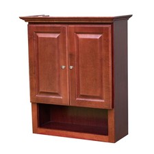 21X26 Merlot Bathroom Wall Cabinet