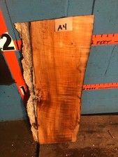 A4  -  2" THICK - KILN DRIED spalted Maple table Slab shelf wood lumber
