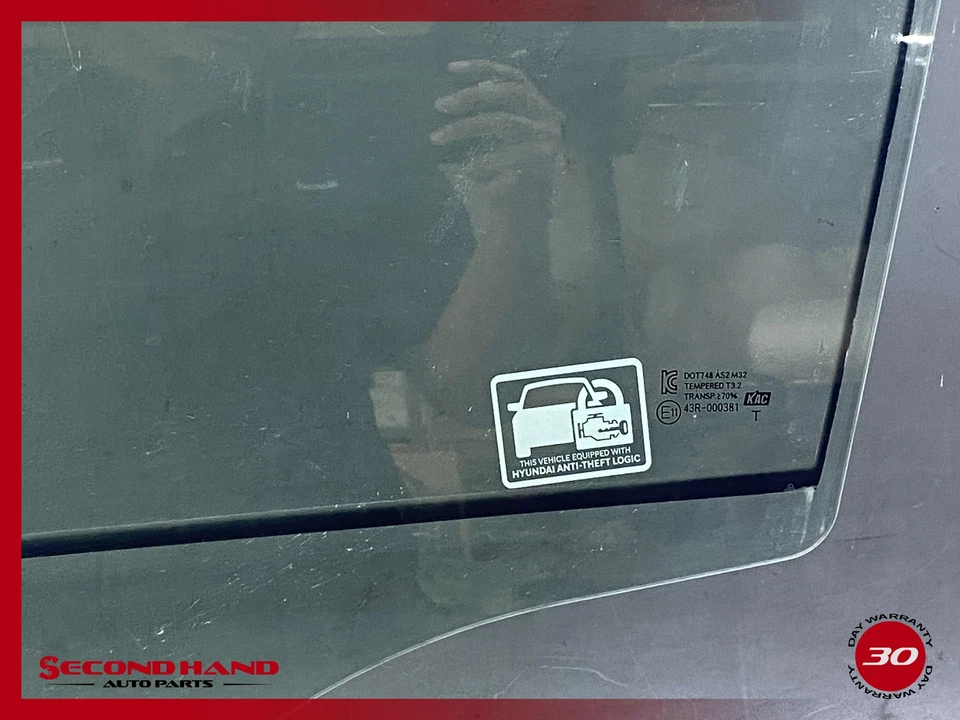 2012 - 2017 Hyundai Accent - LEFT FRONT - Door Window Glass OEM — 第 4/4 张图片