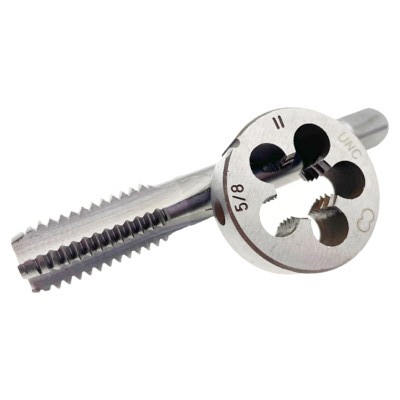 5/8-11 Tool Tap and Die Set RH Right Hand HSS 5/8x11 UNC Thread