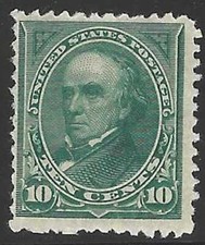 U.S., 1894, Scott #258, 10c Daniel Webster, Mint, O.G., Hinged