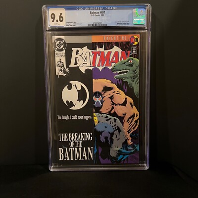 Batman #497 CGC 9.6 Knightfall Pt. 11 First Print Bane Breaks Batman s Back 1993