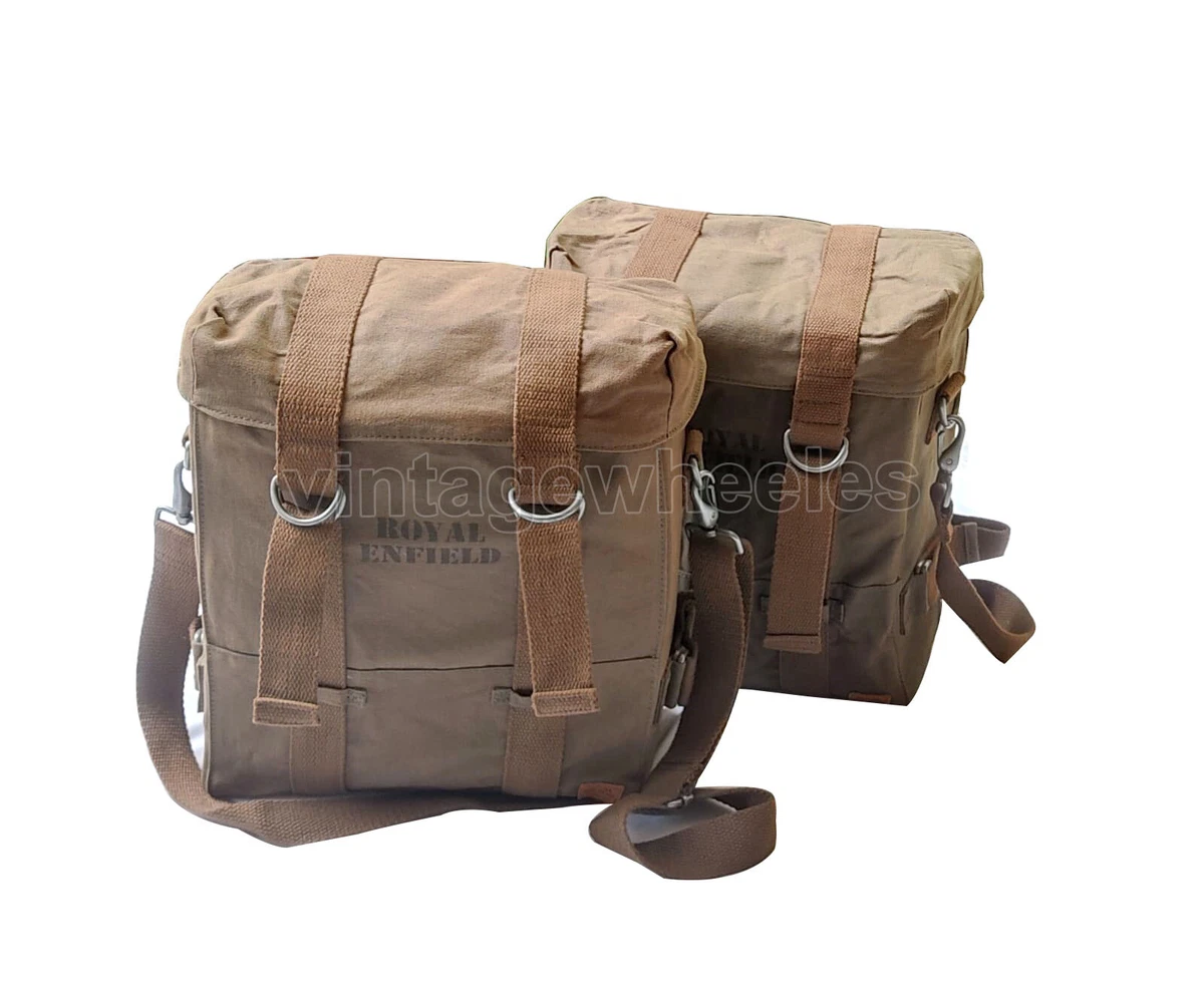 Royal enfield sale canvas panniers