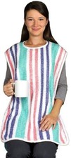 Long Length Adult Bib X Large 18x35 Clothing Protector Super Absorbent Baystripe