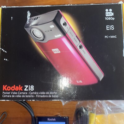 Kodak Zi8 High Definition Pocket Digital Video Camera 5MP Slightly