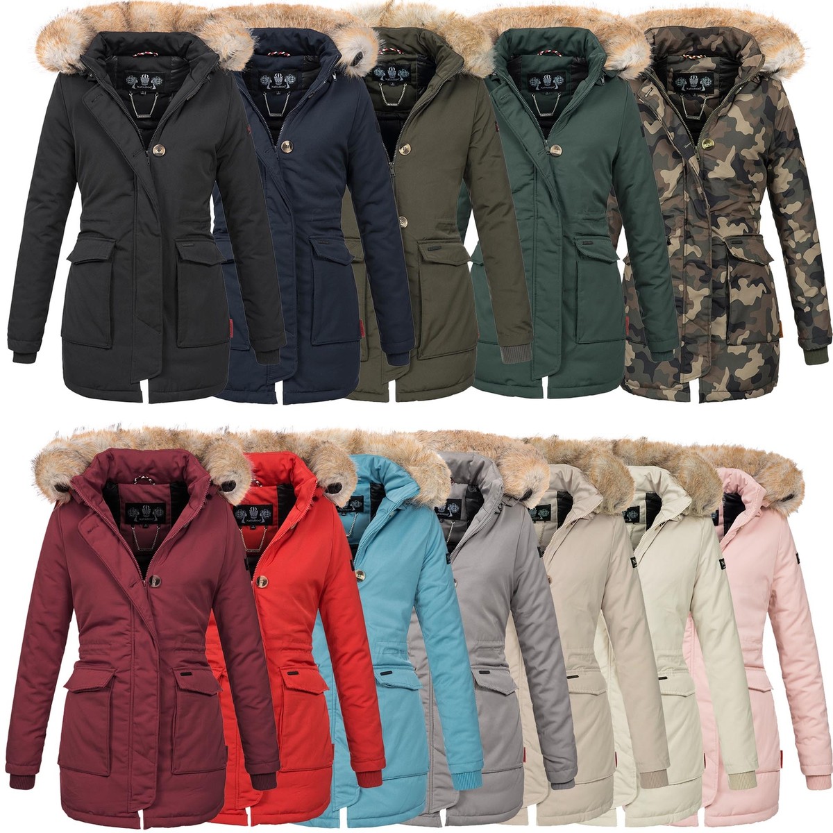 Navahoo Wintermantel Bestellen Navahoo Premium Damen Winter Jacke