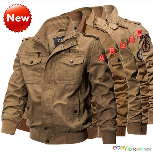 New Spring Fall Men's army Jacket 