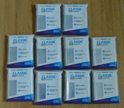 Ultimate Guard Classic Standard Sleeves 1000 Hüllen 66x93mm für Pokemon, Magic