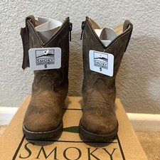 Smoky Mountain Boots Kids Size 5R Leather Western Style 3234T
