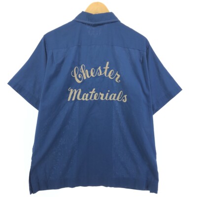 King Louie\" 70's MADE IN USA ボーリングシャツ 70'S King Louie CREATION Bowling Shirt Made in USA Men's L
