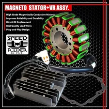 FOR 00-03 GSXR 750/600/1000 MAGNETO COIL STATOR+VOLTAGE RECTIFIER ASSY+GASKET