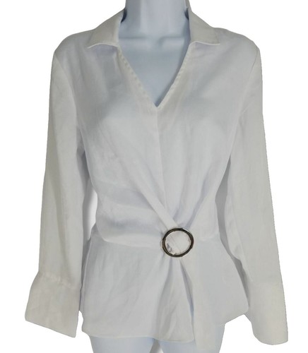 【新品未使用】theoryluxe Marvine Amia Blouse theory luxe MARVINE AMIA Blouse 038 white Mint | eBay