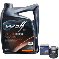 MotoröL Set 5W40 5 Liter + ÖLfilter SM110 FüR Ford Fiesta Skoda Felicia I II 1.3
