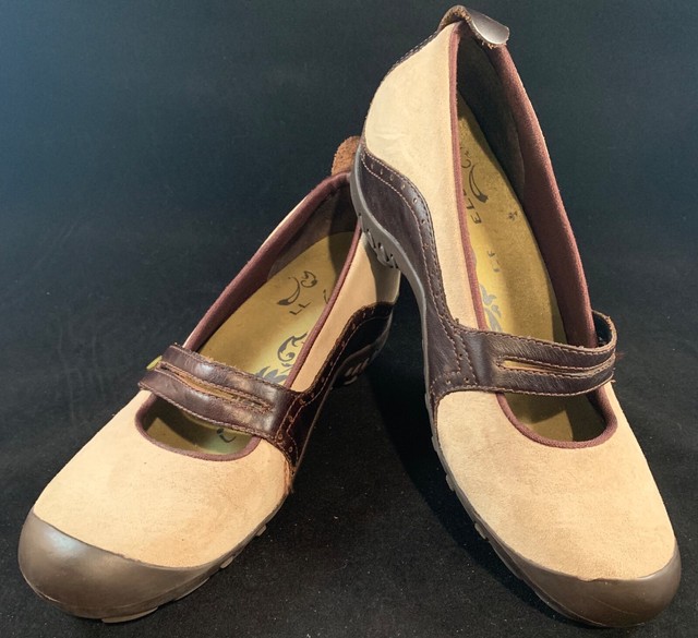 Merrell Womens Sz 10 Plaza Bandeau Dark Taupe Mary Jane Shoes EUC | eBay
