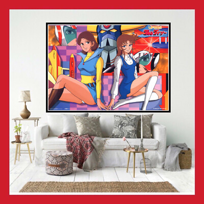 Affiche Rétro Pop Art Comics Vintage Toile Poster Figurine Goldorak Affiche Rétro Pop Art Comics Vintage Toile Poster Figurine Goldorak