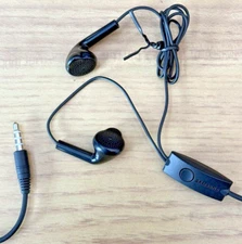 NEW Genuine Samsung Handsfree Wired Headphones Earphones w/ Mic EHS61ASFBE 3.5mm