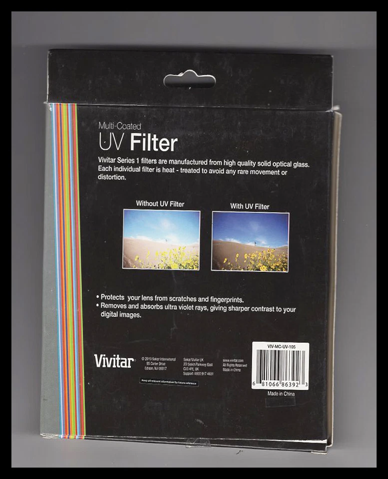 Vivitar 105mm Multi-Coated UV Filter VIV-MC-UV-105 Used - Image 2 of 2