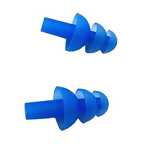 6 PAAR weiche Silikon Ohrplus Schwimmer flexible Ohrstöpsel zum Schwimmen Schlafen - Bild 2 von 4