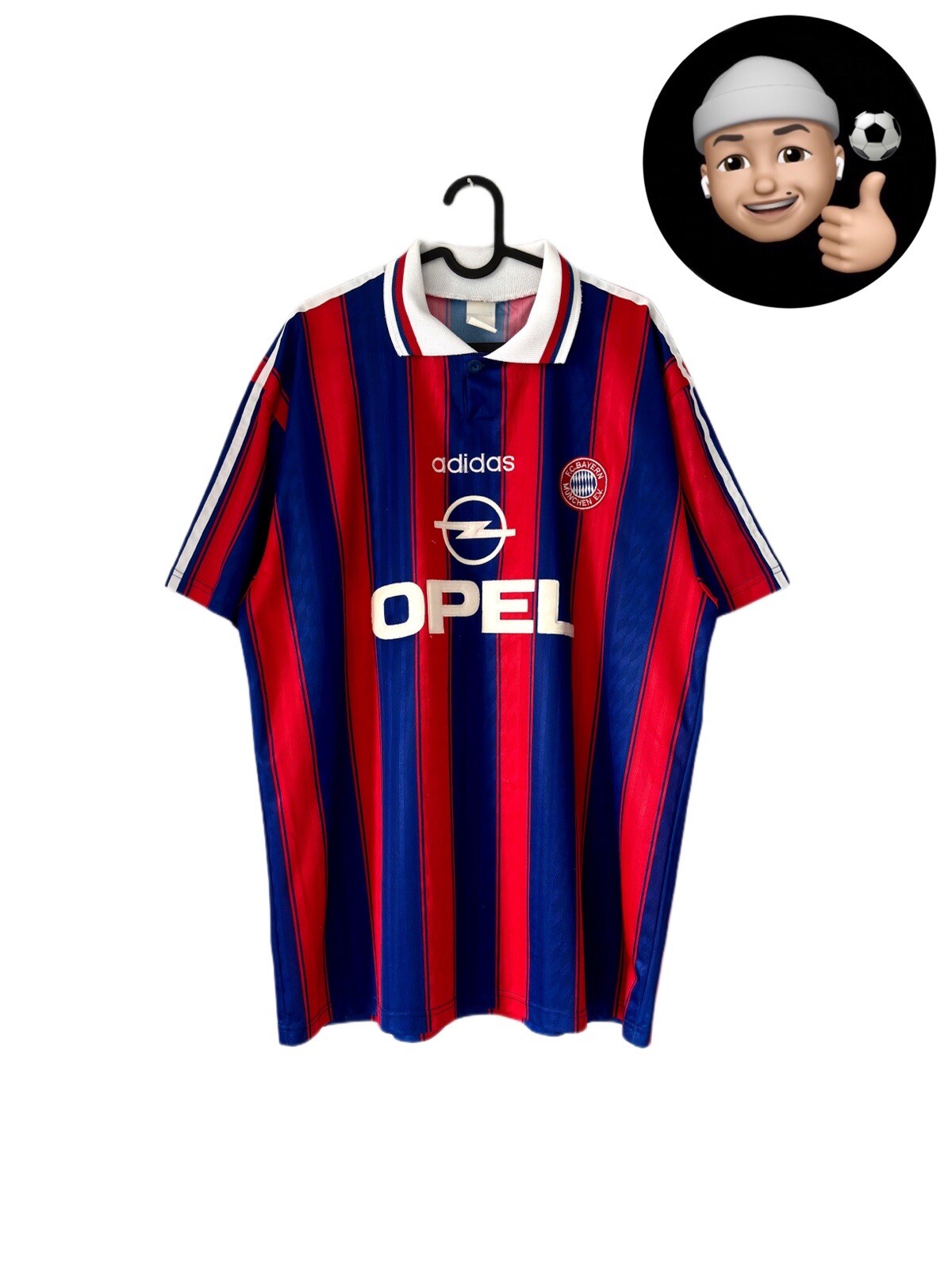 1995 1997 Bayern Germany Adidas Retro Vintage Home Kit Soccer Tee Jersey Shirt
