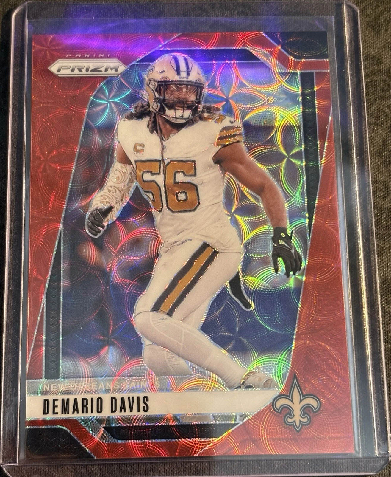 2024 Panini Prizm Demario Davis Choice Red Prizms 16/20 New Orleans Saints