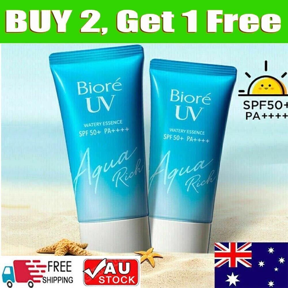 Popular Biore Kao UV Sunscreen Sunblock Aqua Rich Watery Essence SPF50+ PA++++
