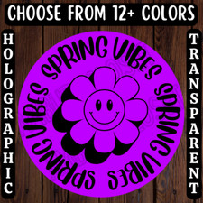 40 SPRING VIBES STICKERS 2