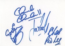 Ten Years After Autogramme signed 10x15 cm Karteikarte