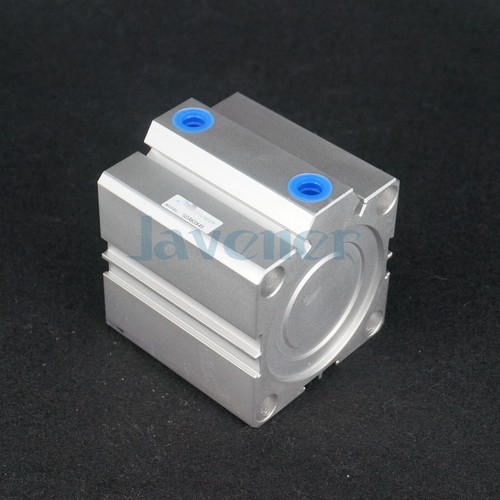 Bore 63mm Stroke 45mm Double Acting SDA63x45 Aluminium Air Compact Cylinder - Picture 3 of 5