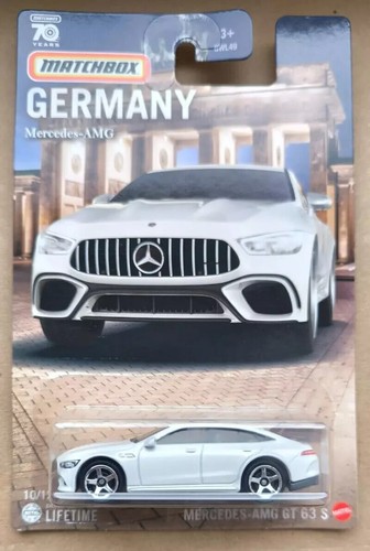 MATCHBOX MBX GERMANY car scale model MERCEDES-AMG GT 63 S WHITE 10/12 - 第 1/1 張圖片