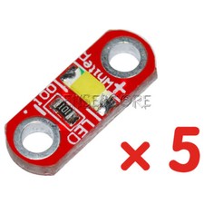 5PCS SMD LED Module White LED Module for Lilypad Voltage 3v to 5v 3 5v-