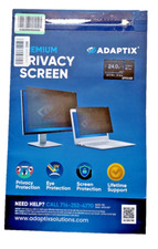 Adaptix 24  Premium PRIVACY Screen - Anti-Glare, Anti-Scratch - STOP PRYING EYES
