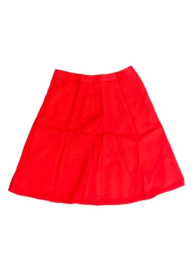 ALEXANDER WANG Cherry Red Silk Fully Lined Mini A-Line Skirt Size US 2 | UK 6 - Picture 6 of 6