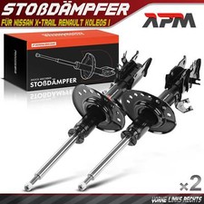 2x Amortiguador amortiguador eje delantero para Nissan X-Trail T31 Renault Koleos I HY