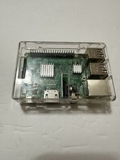 Raspberry Pi 3 Model B V1.2 with case and 16 GB micro SD card. Made in UK.