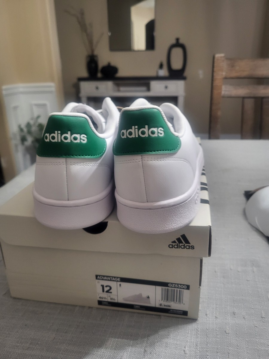 Adidas Cloudfoam Advantage White Green Shoes Sneakers GZ5300  display picture 1