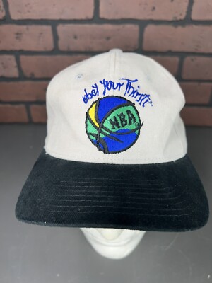 Vintage 90s 00s Obey Your Thirst NBA Sprite Hat Adjustable Starter