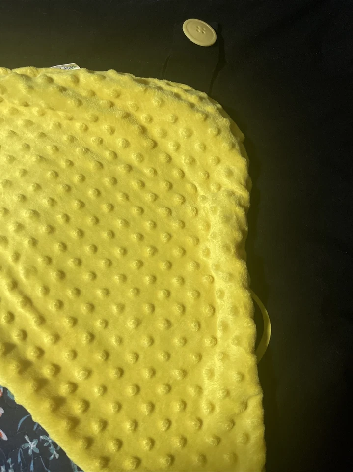 Batman Car Seat Cover Blanket Shade Canopy Baby  Carseat Black Yellow Minky - Image 2 of 3