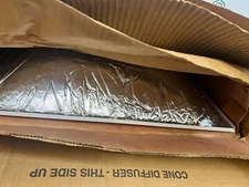 Hart & Cooley FPD3 R6 (2) White Size 08 4-Way Fixed Pattern T-Bar Diffuser